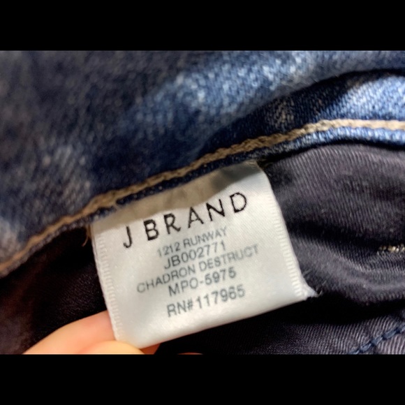 J Brand 1212 Runway High-Rise Slim Straight Jeans - Picture 4 of 4